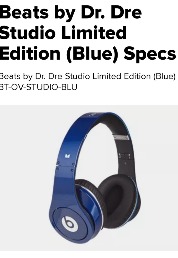 🎧NEW - BEATS BY DRE BLUE - SEE MY OTHER LISTING🎧